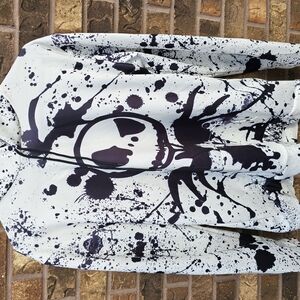 Black and White Splatter Jacket